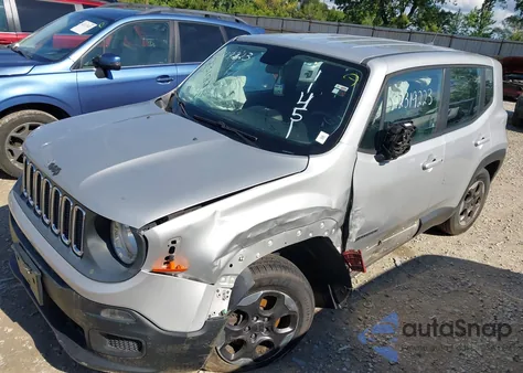 2016 Jeep Renegade Sport z USA, uszkodzony, nr VIN ZACCJAAT1GPD11451